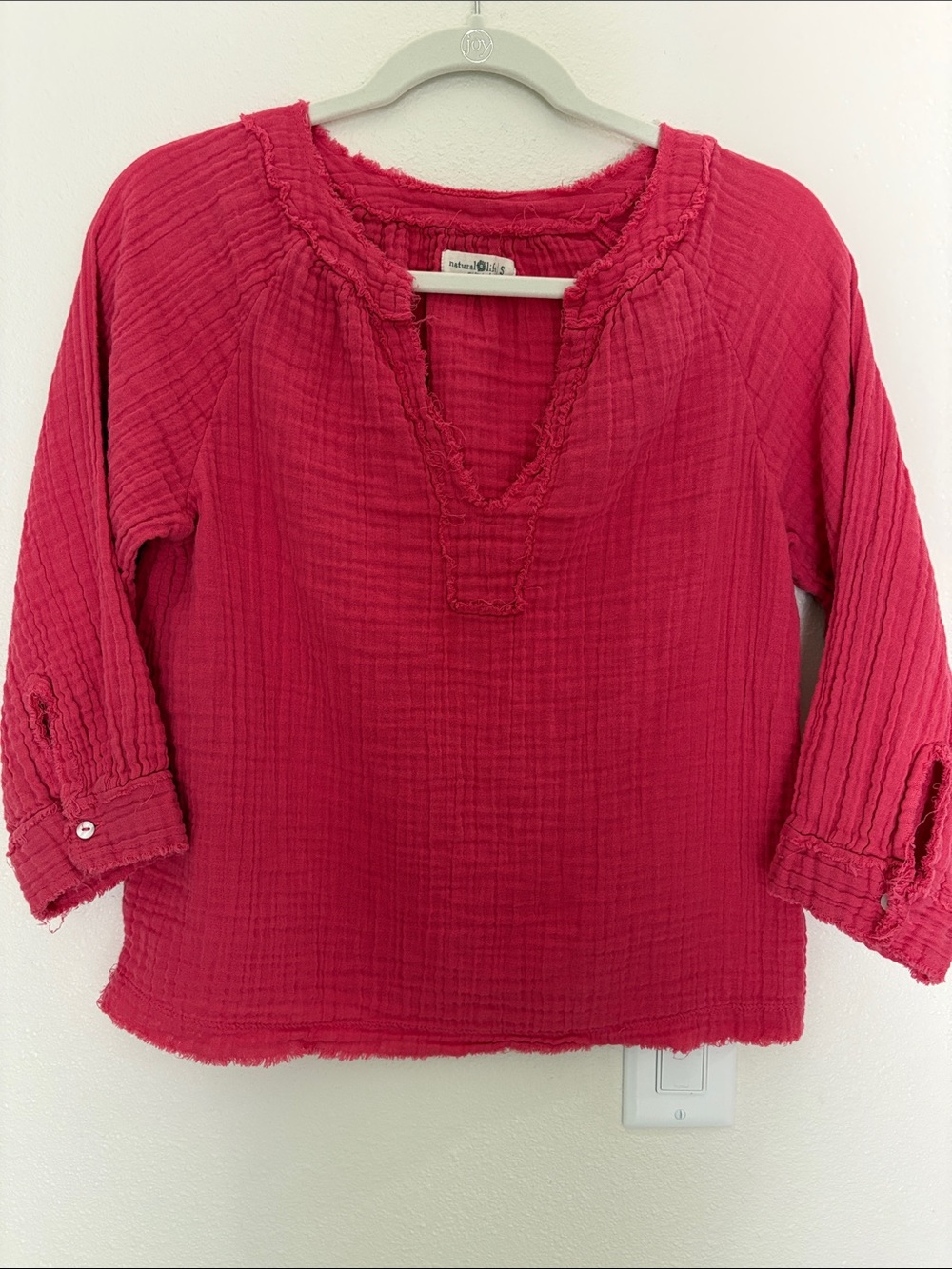 Natural Life Gauze Top